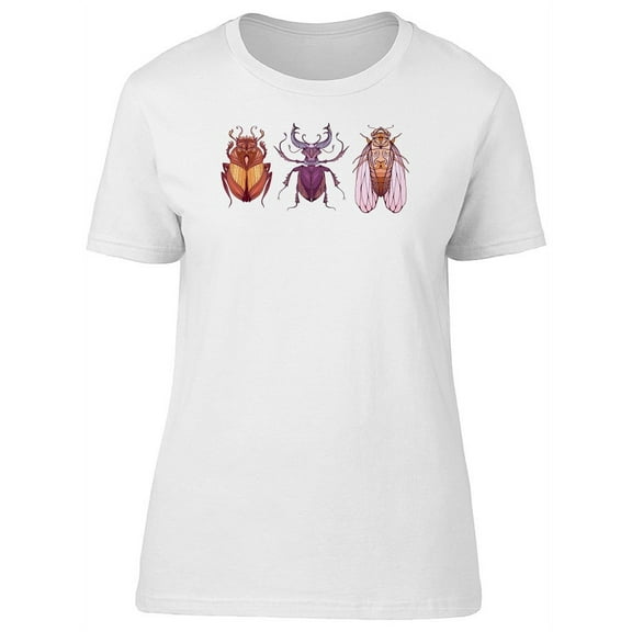 Three Insects With Wings T-Shirt Women -Image by Shutterstock, Female XX-Large