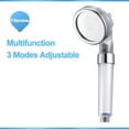 thumbnail image 1 of 3 Mode Bath Shower, Adjustable Jetting Shower Head for Men & Women, High Pressure, Water Saving, Bathroom Anion Filter, Shower SPA Nozzle, 1 of 16