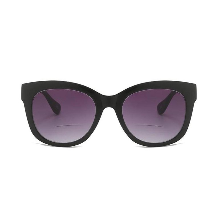 2 Pack Oversized Square Bifocal Sunglasses with Spring Hinge Bifocal Reading Sunglasses Classic Square Frame Spring Hinge  main image 2