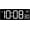 10.2" White, variant on LED Digital Wall Clock with Seconds, Electric Clock Plug Auto DST Dimmer LED Large Display 10 Inches (White)