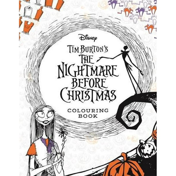 Disney Tim Burton's the Nightmare Before Christmas Colouring Book