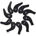 thumbnail image 2 of Golf Club Irons Covers Neoprene Zippered Head Cover with Long Neck Number Print Pack of 10, 2 of 7