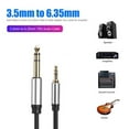 thumbnail image 4 of 3.5mm To 6.35mm Audio Adapter Auxiliary Cable For Cellphone Computer Amplifier Speakers 3.5 Jack To 6.5 Jack Male Audio Cables, 4 of 6