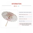 thumbnail image 5 of Plain Bamboo Cloth Parasol Umbrella Great for Wedding Party Favor - for Wedding Parties Photography Costumes Cosplay Decoration and Other Events, 5 of 5