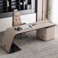 thumbnail image 4 of L Shaped Organizers Office Desk Executive Floor Modern European Computer Desks Writing Supplies Mesa De Escritorio Furniture My Lux Decor Round, 4 of 26