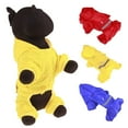 thumbnail image 4 of QHUDLV Dog Raincoat, Dog Rain with Clear Hooded Double Layer for Large Medium Small Dogs Puppies, Waterproof Rain Coat Poncho with Reflective Storage Pocket & Rim, 4 of 9