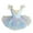 Light Blue, variant on purcolt Girls Skirted Ballet Leotards Embroidery Ruffle Sleeve Pancake Platter Dance Dress Gymnastics Leotards Ballerina Outfit Dance Costume