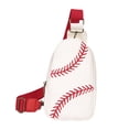 thumbnail image 3 of Mochila de hombro, bolsa de pecho deportiva, mochila de día, bolso de mano, bolso de hombro, paquete de pecho para senderismo, montañismo, senderismo, Blanco Salvador Dali Bolsa de pecho para hombres, 3 of 9