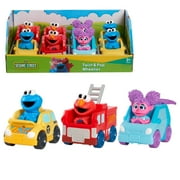 Sesame Street Twist and Pop Wheelies - Elmo, Kids Toys for Ages 2 up
