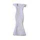 thumbnail image 3 of Vestido ajustado a la cadera para mujer, escala 1/6, color liso, largo Blanco, 3 of 9