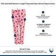 thumbnail image 5 of Roll Outta Bed  Cowgirl Polysuede Open Bottom Pajama Pants (Women), 5 of 5