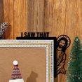 thumbnail image 4 of Wmkox8yii Easter Door Frame Jesus I Saw That,Creative Funny Door Corner Hanger,Home Decor Jesus Over Door,Jesus Sign Christian Church Home Door Corner Decorations for Living Room Bedroom Office, 4 of 10
