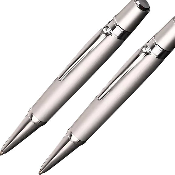 STONEGO Mini Twist-Up Metal Ballpoint Pen - Compact Medium Oil Pen with Smooth Writing - Great for Business, Corporate Advertising and Promotional Gifts - Stylish, Portable Design