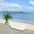 thumbnail image 2 of Safavieh Outdoor 50 lbs Eucalyptus Wood Storage Box Distressed White, 2 of 5
