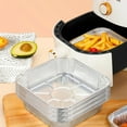 thumbnail image 2 of 20CM Kitchen Supplies Food Containers Air Fryer Aluminum Foil Pan Square Oven BBQ Tray Oil-proof Non-stick Kitchen Baking Tool, 2 of 7