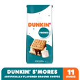 thumbnail image 2 of Dunkin’ S’mores Artificially Flavored Ground Coffee, 11 oz Bag - 2 Pack, 2 of 8