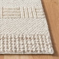 thumbnail image 4 of SAFAVIEH Natural Fiber Jillian Striped Wool Area Rug, Beige/Ivory, 5' x 8', 4 of 10