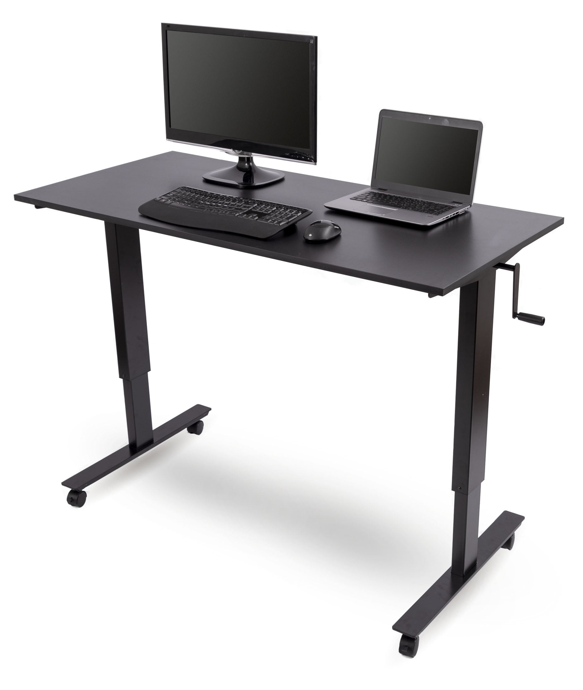 Standing Desk / Sit Stand Desk with High Speed Crank Adjustable Height