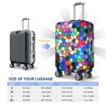 thumbnail image 6 of Haiem Colorful Tie Dye Stained Glass 2 Luggage Cover,Durable, Washable Suitcase Protector With Anti-Scratch Technology - Keep Your Luggage Looking New Medium, 6 of 9