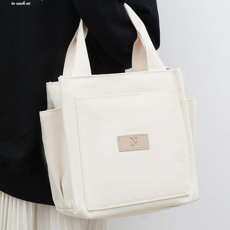 Ciwanning Canvas Lunch Bag with Multiple Compartments Japanese