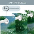 thumbnail image 4 of Dandelion Blackout Curtains, Nature Floral Curtains For Living Room, Bedroom, Drapes 2 Panels Set, Green Leaf Stream Grommet Window Treatments Room Decor 42"W x 84"L, 4 of 6