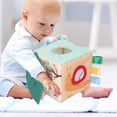 thumbnail image 3 of Baby Sensory Tissue Box, Colorful Soft Infant Toy for Hand Eye Coordination Learning, Skin Friendly, 3 of 7