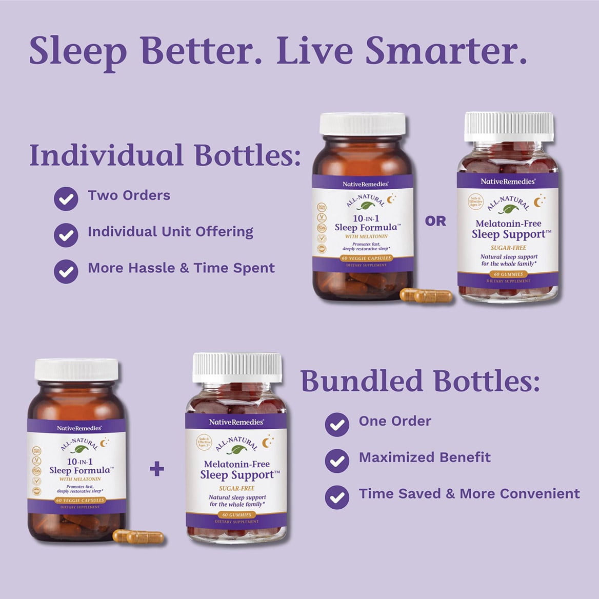 Native Remedies® Family Sleep Essentials ComboPack