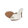 thumbnail image 4 of Almond Peep Toe Slip On Heel 19904, 4 of 6