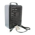 thumbnail image 3 of Comfort Zone Compact Portable Electric Utility Space Heater Personal Fan, Black, 3 of 5
