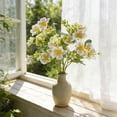 thumbnail image 6 of Fake Flowers-11.4" Pansy Small Wild Flower Artificial Plants Outdoor Plastic Flowers for Home Wedding Kitchen Garden Table Centerpieces Indoor Outdoor Decor, 6 of 6