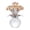 Rose Gold, variant on Z52LingLing Decoration Eternal Crystal Rose Flower Figurine Valentine Anniversary Gift Multicolor