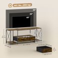 thumbnail image 3 of HOMCOM Meuble Télé avec Lumières DEL RVB, Meuble Télé Industriel pour Télé jusqu'à 55 Pouces, 3 of 10