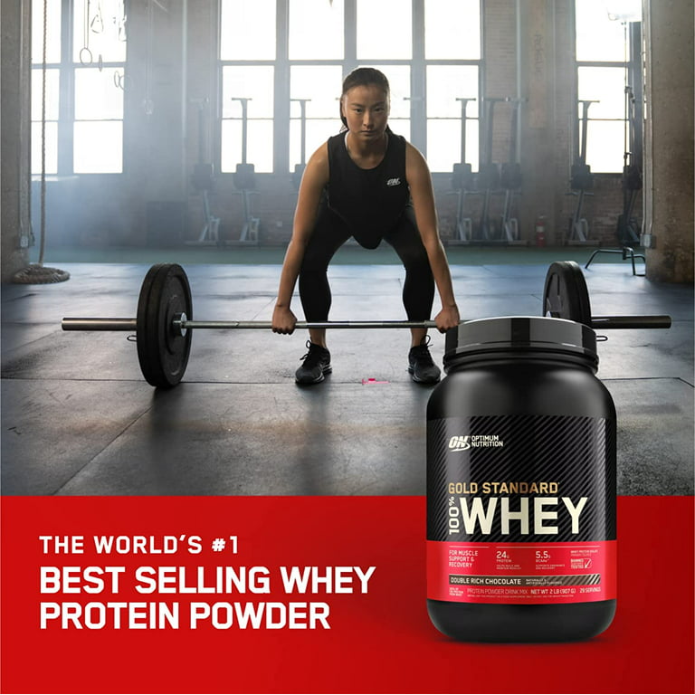 Optimum Nutrition Gold Standard 100% Whey Protein, 80 Servings, Vanilla