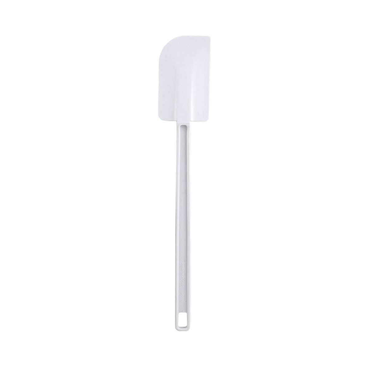 's 16" Flat Blade Silicone Spatula, Made from a durable plastic and