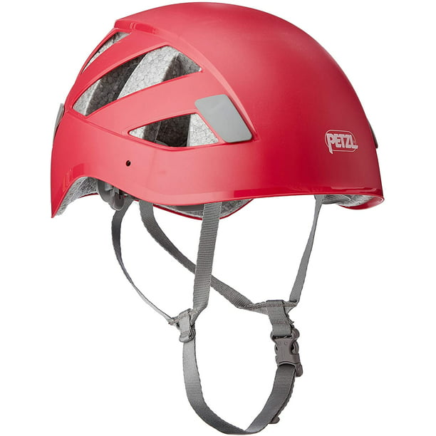 PETZL Boreo Climbing Helmet Raspberry 2, Hard outer shell is 