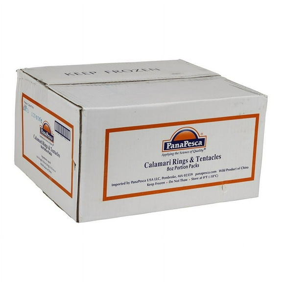 Pana Pesca Raw Fully Cleaned Todarodes Squid, 5 Pound - 2 per case.