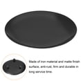 thumbnail image 4 of Soporte de base de plato decorativo redondo Uxcell para velas de hierro 3.7" negro 4 paquetes, 4 of 5