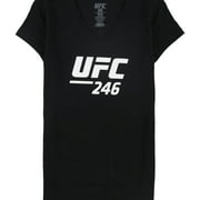UFC Womens No. 246 McGregor Vs Cowboy Graphic T-Shirt, Black, Medium