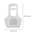 thumbnail image 2 of 3Pcs Flower Bouquet Packing Bags White Kraft Paper Simple Design for Flower Gift Packaging 15.4X8.3X4.3In, 2 of 8