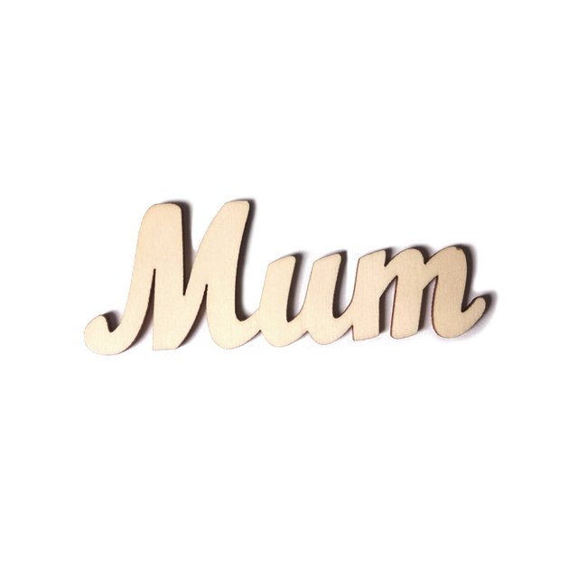 Paquete de 25 Mini rebanadas de madera, adornos para el día de la madre, carteles sin terminar, manualidades para álbum de recortes, regalos para mamá DIY, decoración de pared para hijas Inevent HA011692-00