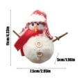 thumbnail image 2 of Bwiyojiz Christmas Decorations Home Decor Decoration Holiday Products Plush Snowman Supplies Hanging, Gifts for Women, Red, 2 of 6