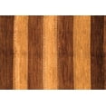 thumbnail image 1 of Ahgly Company Indoor Rectangle Abstract Orange Modern Area Rugs, 2' x 5', 1 of 4