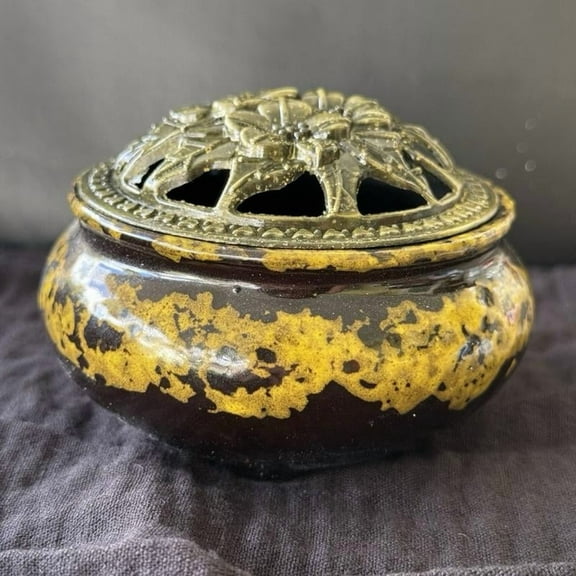 Incense Burner | Smudge Bowl | Ceramic Charcoal Gift Nature Mother Scent