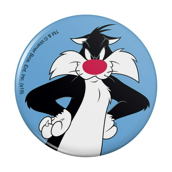 Looney Tunes Sylvester Pinback Button Pin