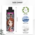 thumbnail image 4 of My Hero Academia Girls Anime Sports Insulated Water Bottles Kettle Stainless Steel Portable Cup18OZ For Travel Gym School, 4 of 8
