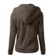 thumbnail image 2 of Chaqueta de invierno de lana gruesa para mujer Abrigo con cremallera y capucha (café) (XXL)-179452.25 Tmvgtek Para estrenar, 2 of 6