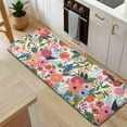 thumbnail image 5 of Pioneer Flower Floral Print Pattern Kitchen Rug Mat,Kitchen Runner Rugs Non Skid Washable,Decorative Kitchen Floor Mats for Kitchen,Sink,Laundry,17"x47.2", 5 of 7