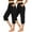 Black&Black, variant on 2 Pack Capri Leggings for Women - High Waisted Capris Soft Tummy Control Yoga Pants with Pockets Loose Straight Wide Leg Workout Cropped Trousers Sky Blue&Sky Blue XXL