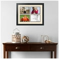 thumbnail image 2 of ArtToFrames Collage Photo Picture Frame with 4 - 5x7 Openings, Framed in Black with Alabaster and Black Mats (CDM-3926-3), 2 of 8