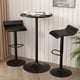 thumbnail image 2 of Set de 2 Bancos para Barra HOMEMAKE FURNITURE Todo Negro Altura Ajustable Giratorio 360, 2 of 6